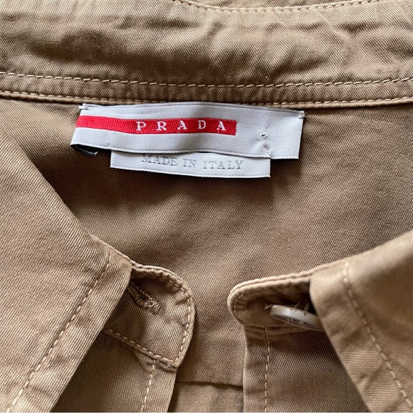 Prada Brown Button Down Shirt - Picture 4 of 6